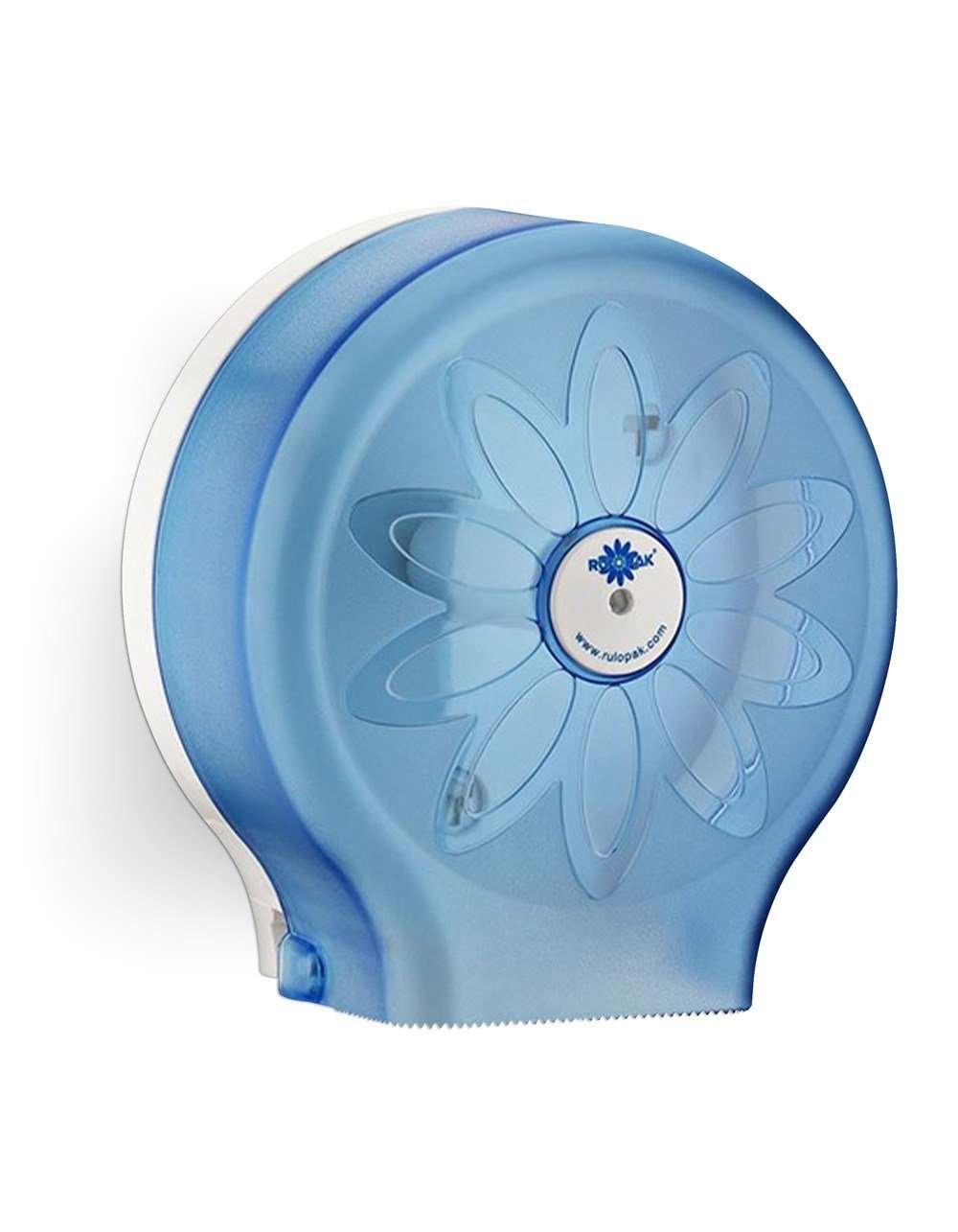 Distributeur de papier toilette Mini Jumbo bleu