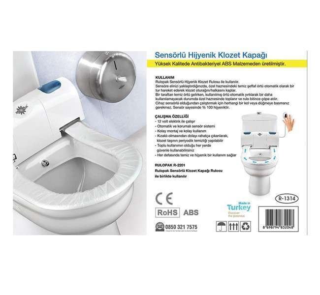 Système de couvre-siège de toilette hygiénique automatique sans contact, vue 4
